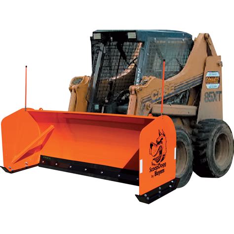 snow pusher for mini skid steer|best skid steer snow pusher.